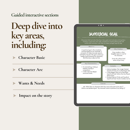 Characters - Digital Workbook