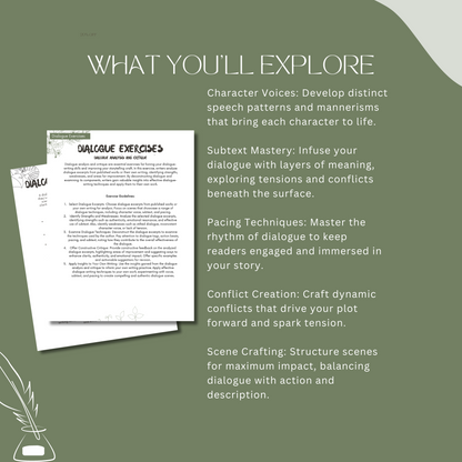 Write Great Dialogue - Digital Workbook