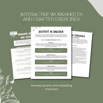 Write Great Dialogue - Digital Workbook