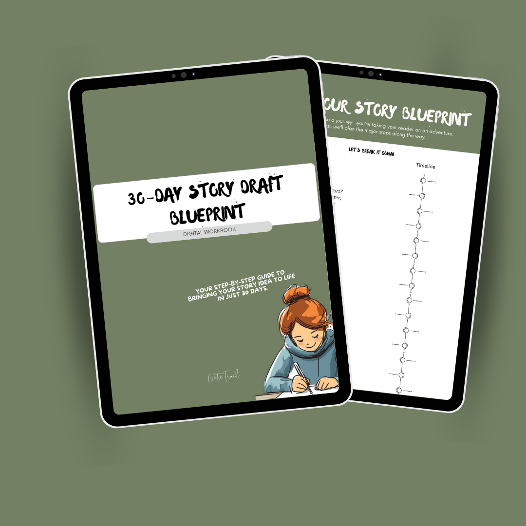Write Your Book Draft in 30 Days - FREE Digital Workbook – NoteTrail